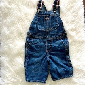 OshKosh Denim Overall Shorts 5t